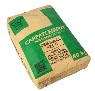 Ciment Portland HeidelbergCement Carpatcement CEM II/A-LL 42.5R, gri, 40 kg